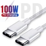 100WC toC fast charging data cable Type-C to Type-C mobile phone charging cable Charging head wiring