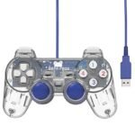 Transparent shell PC computer USB game controller 3D joystick controller vibration free game accessories