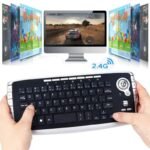 Air Flying Mouse Wireless Track Ball Keyboard Mini 2.4G Wireless Key Mouse 2-in-1 Mouse Keyboard Set