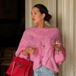 Autumn and Winter New style Cotton Tooth Velvet Lazy Style Versatile Round Neck Needle Handwoven Fried Dough Twists Versatile Sweater Girl